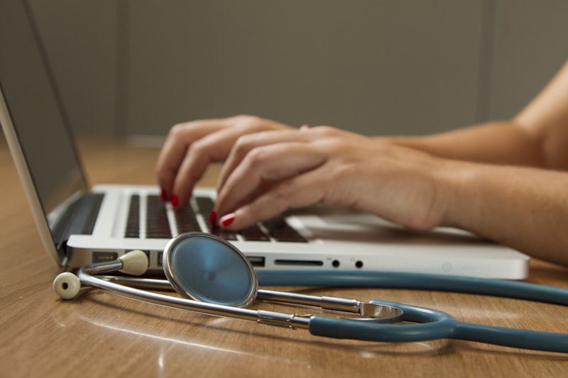 Medical professional in laboratory